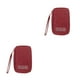 thumbnail image 3 of Kearding Bolsa de almacenamiento ecológica Reduce los residuos y mantente organizado Estuche organizador de tela apto para viajes rojo vino vino rojo 2Conjunto, 3 of 6