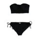 thumbnail image 1 of Bandeau de 2 piezas Ralph Lauren con lazo lateral de croché para mujer negro extra pequeño, 1 of 2