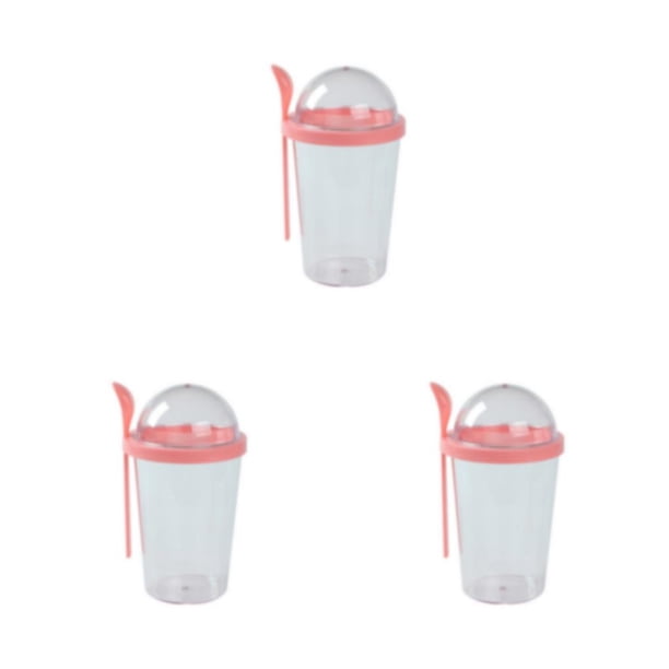 Naiovety Taza de ensalada Taza para beber Botella de yogur Mano de obra fina Desayuno Calentador multipropósito Estilo simple Vasos para el Type1 NO1