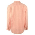 thumbnail image 2 of Tommy Bahama Men's Ventana Plaid Linen Long Sleeve Button-Down Shirt DCrl XX-Large Dark Coral, 2 of 3