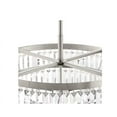thumbnail image 4 of Winthrop 3-Light Modern Brushed Nickel Chandelier Light Fixture with Hanging Crystal Shade, 4 of 5
