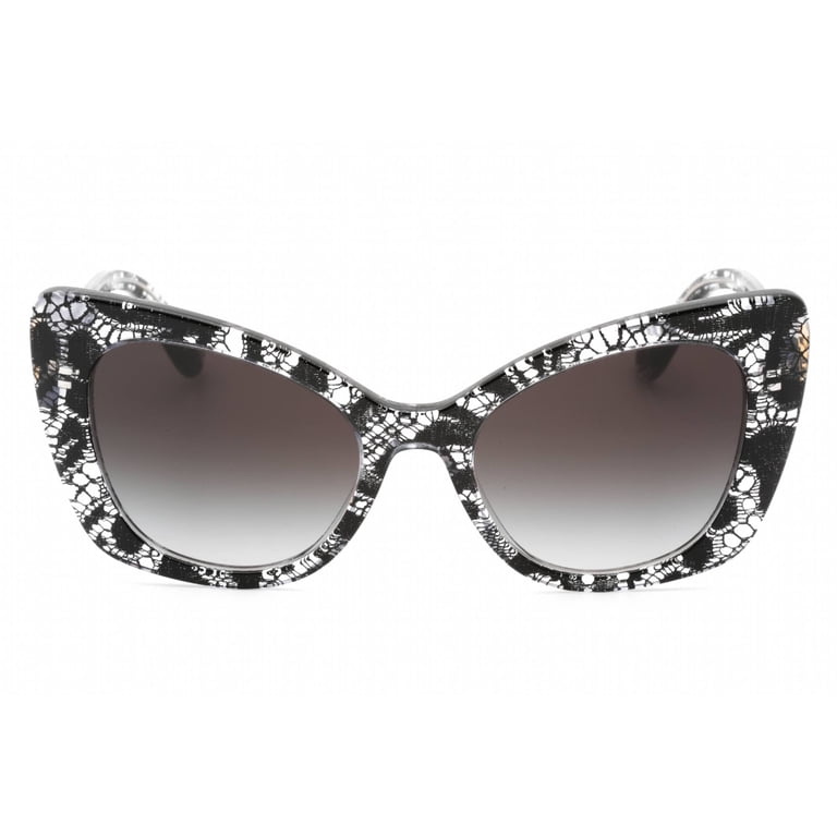 DOLCE & GABBANA DG4405F Black Grey Gradient Women\'s Sunglasses Dolce&Gabbana DG4405 M (53 - 20) with Grey lenses and Black  main image 2