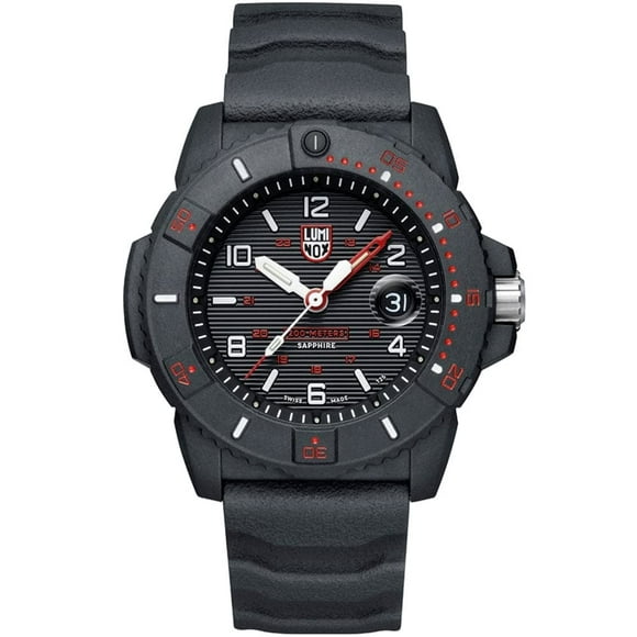 Luminox Mens Automatic Fitness Watch with Stainless Steel Strap, Black, 5 (Model: XS3615)
