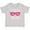 AC-Heather Grey, variant on Miami Florida Vacation Beach Trip Girls Baby T-Shirt