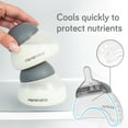 thumbnail image 2 of Nanobebe Breastmilk Bottle, Breastfeeding Newborn Breast-like, Anti Colic, Perfect Latch, Preserves Breast Milk Nutrients, 3-Pack, Grey, 2 of 4