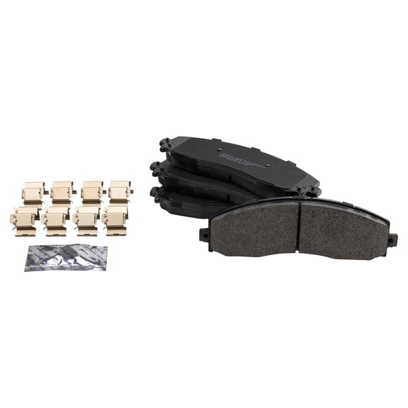 TRQ Rear Premium Posi Semi-Metallic Brake Pad Set for Ford Super Duty Truck BFA73867 Fits select: 2013-2021 FORD F250, 2013-2021 FORD F350