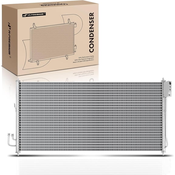 A-Premium Air Conditioning A/C Condenser Compatible with Nissan Murano 2003-2007 V6 3.5L, Replace# 92110CA000, 92110CN000