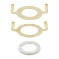 thumbnail image 4 of S SERENABLE 2 Pcs Base de Harpe de Lampe E27 Installation Facile Remplace pour Base Filetée Jaune, 4 of 9