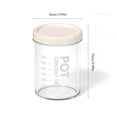 thumbnail image 3 of Transparent Airtight Kitchen Storage Jars, Clear Plastic Food Containers for Snacks, Grains, Pulses, Stackable Pantry Organization, 3 of 7