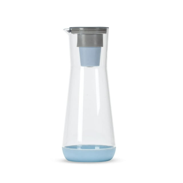Filtro de agua Pitcher Hydros Slim Design, 1,2 L, azul, sin BPA