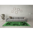 thumbnail image 3 of Ahgly Company Indoor Rectangle Animal Emerald Green Traditional Area Rugs, 4' x 6', 3 of 4