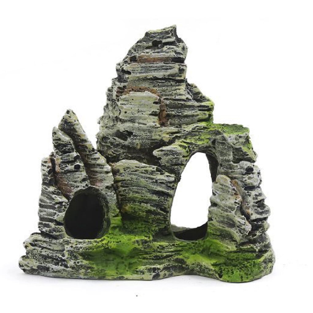 Mountain View Aquarium Rockery Hiding Cave Tree Cave Aquarium Fish Tank Fish Tank Cave Aquarium Fish Ornament Decoration
