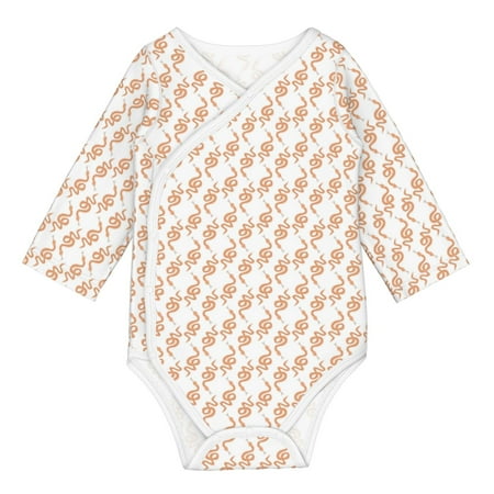 

Coaee Hand Drawn Snake for Soft Cotton Baby Long-Sleeve Bodysuit Girls Boys Bodysuit Romper