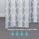 thumbnail image 4 of Cortina de ducha de tela gris, diseño impermeable y poliéster, secado rápido, dobladillo ponderado, juego de cortinas de ducha para baño, duraderas y lavables con 12 ganchos, 4 of 7
