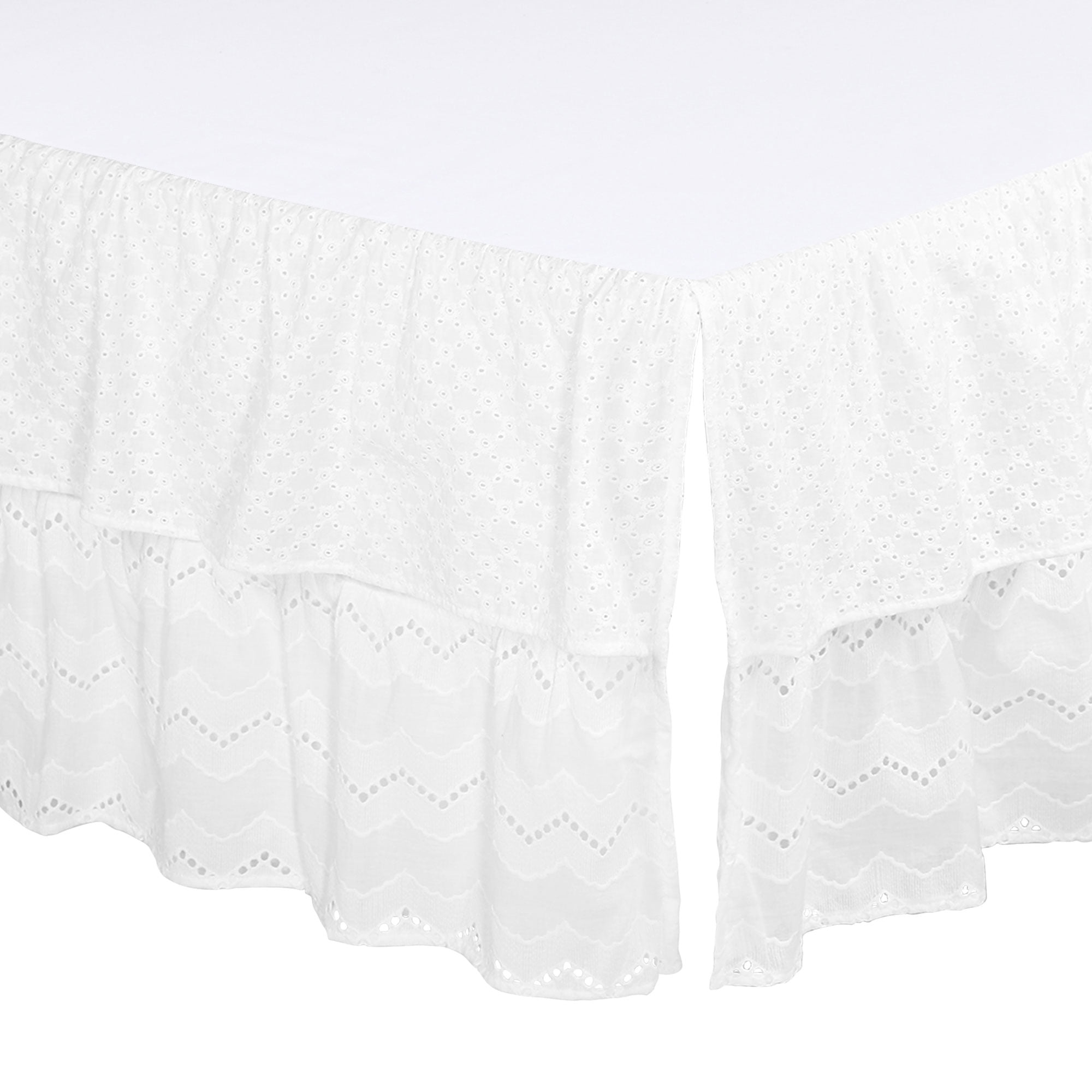 Taylor White Eyelet Baby Crib Bedding 20 Piece Nursery