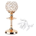 thumbnail image 4 of Nimomo Portavelas de Cristal Duradero portavelas Mesa de Centro Centro de Mesa Decorativo candelabro para Boda, 4 of 8