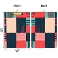 thumbnail image 5 of FORMRS Acrylic Clipboard with Low Profile Clip Standard A4 Letter Size, 12.5" x 9", Red Teal Plaid, 5 of 8