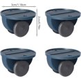 thumbnail image 2 of Mini ruedas adhesivas ZHAOCHENG 4 piezas para contenedores de almacenamiento, 2 of 5