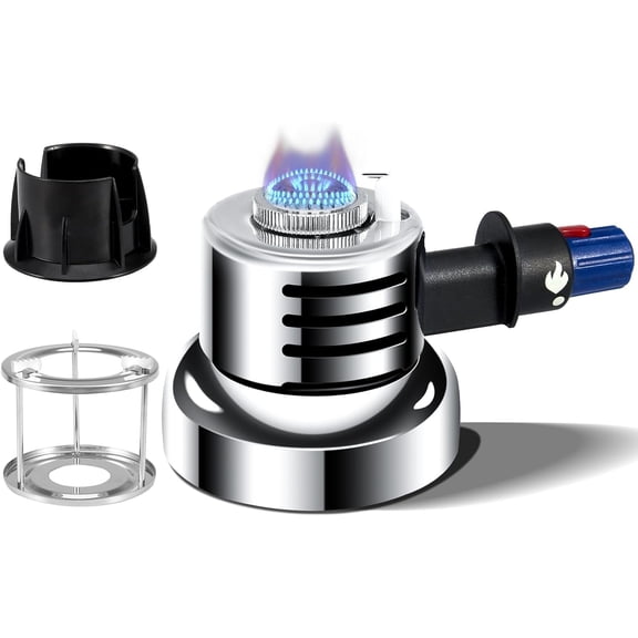 FOUR E's Scientific Portable Mini Butane Stove Furnace Stand, Adjustable Flame Small Butane Stove