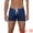 Navy, variant on Unique Bargains Men's Solid Color Drawstring Waist Summer Beach Pool Swim Trunks 28 Navy