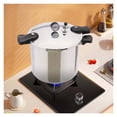 thumbnail image 2 of 23 Quart Pressure Canner And Cooker With Pressure Gau 10PSI Explosion Proof Safety Valve Extra-Lar Size, 2 of 7