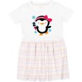 thumbnail image 3 of Inktastic 2nd Birthday Cute Penguin 2 Year Old Girl Girls Toddler Dress, 3 of 5