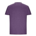 thumbnail image 5 of Xuniizn Mens T Shirts Casual Loose Crewneck Workout Short Sleeve Shirt with Pocket Plus Size Lightweight Soft Stretch Solid Color Tee Tops, M-4XL, 5 of 5
