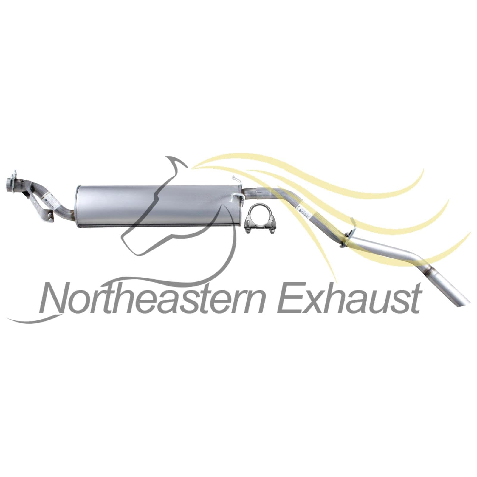 Northeastern Exhaust | Stainless Steel Rear Muffler Fits 2002–2004 Nissan Xterra 3.3L | Direct-Fit Replacement