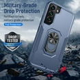 thumbnail image 4 of Full Body Protective Phone Case for Galaxy S22 Plus Case, Heavy Duty Shockproof Cover Samsung Galaxy S22 Plus Case [Dual Layer][Hard PC Back],Built in Finger Ring Stable Magnetic Ring Kickstand, 4 of 8