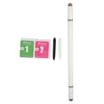 thumbnail image 1 of Lápiz óptico negro Lápiz capacitivo de posicionamiento preciso multifuncional 4 en 1 con 2 puntas de fibra para tabletas de teléfonos móviles Blanco, 1 of 5