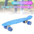 thumbnail image 3 of Mini Cruiser Poisson Planche à Roulettes à DEL à Haute Résilience pour Ados, 3 of 8
