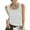 White, variant on WREESH Womens Square Neck Tank Top Backless Sleeveless Crop Top Summer Going Out Shirt