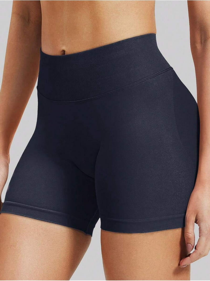 High-Waisted Tummy-Control Shorts,Hidden Scrunch Butt Lifting