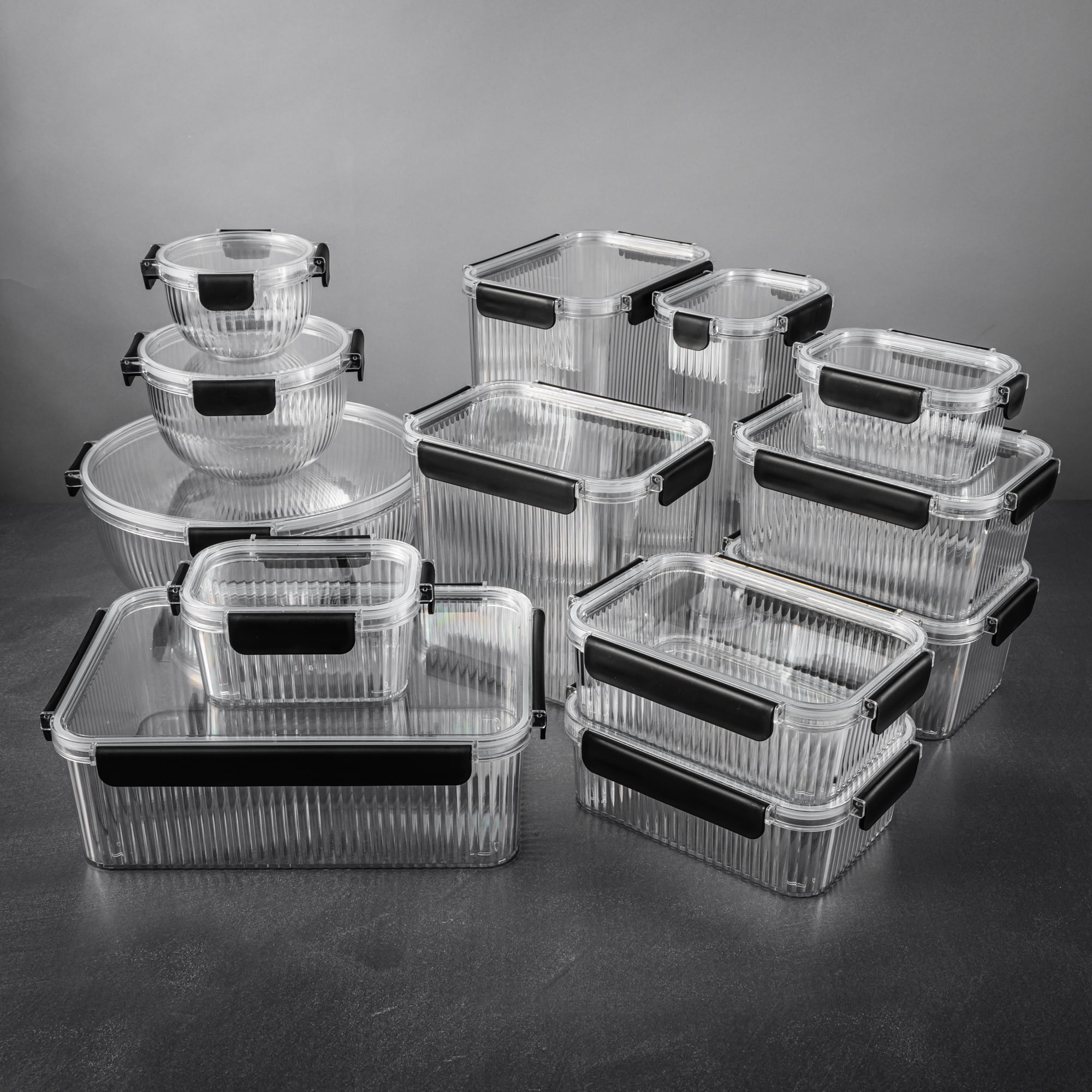 Thyme & Table 9.3 Cup Plastic Pantry Storage Container, Clear