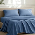 thumbnail image 3 of Bare Home Pillowcase Set - Envelope Closure - Premium 1800 Collection - Double Brushed - Ultra Soft - King Size 20x36, Coronet Blue, 2 Count, 3 of 8