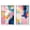 White Frame, variant on Dynamic Brushstrokes Duo Shadowbox Print Colorful Wall Decor by Art Remedy, White Frame, 10 x 15