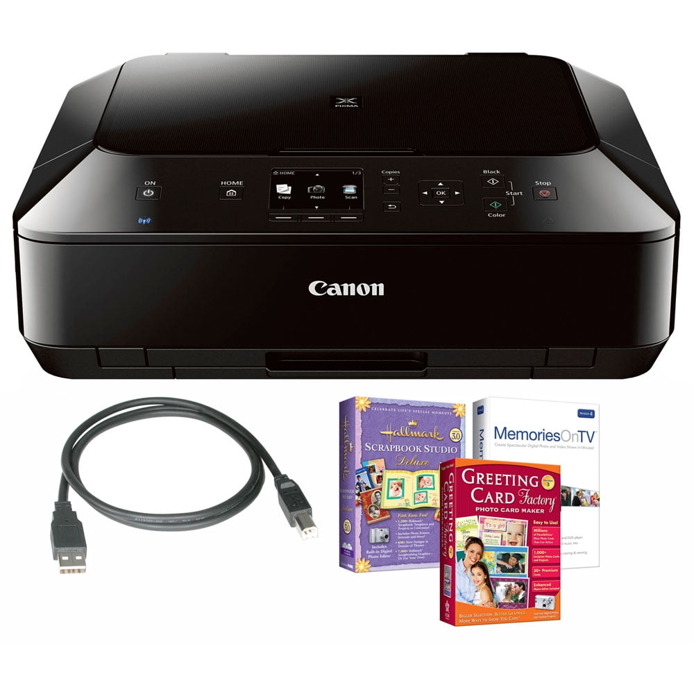 PIXMA MG5420 Wireless Photo AllInOne Inkjet Printer with USB Cable