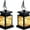 Warm White String Light, variant on 1 Pack Solar Hanging Lantern Outdoor,Waterproof Solar Lights with LED Flickering Flameless Candle Warm White for Garden,Patio , Lawn, Deck , Umbrella, Tent, Tree,Yard,Driveway