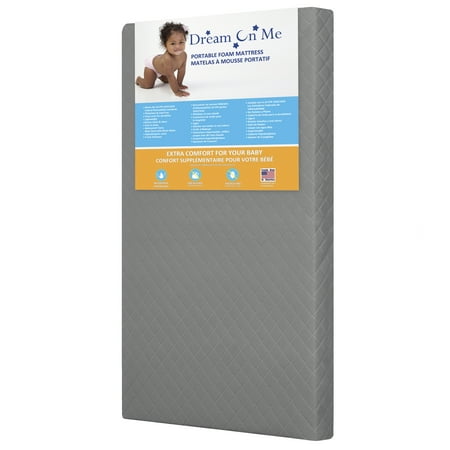 Dream on Me Aster 1.5" Fiber Portable/Mini Crib Foam Mattress