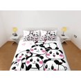 thumbnail image 2 of Baby Panda Club Funda Nórdica para Niños, Juego de Cama Full, King, Queen, Dormitorio, 2 of 4