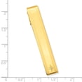 thumbnail image 2 of Gold Plated Solid Polished .01 Ct. Diamond Tie Bar Measures 53x8mm Wide - Tie Clip for Men, 2 of 2