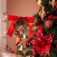 thumbnail image 5 of Fiudx Liquidación de ofertas flash Adorno colgante para árbol de Navidad, casa de pajarita, pino, campana pequeña, colgante para puerta, decoración navideña, 5 of 6