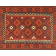 thumbnail image 1 of Ahgly Company Machine Washable Indoor Rectangle Contemporary Sienna Brown Area Rugs, 8' x 10', 1 of 7