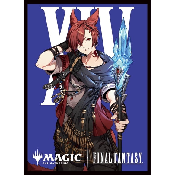 Ensky Magic: The Gathering - Final Fantasy Players 80ct Card Sleeves Character Borderless Edition - G'raha T'ia, Time Traveler (MFS-15)