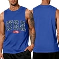 thumbnail image 2 of 4th of July Shirts Men Patriotic Sleeveless Crew Neck Tees Independence Day 250th Anniversary Vintage T-Shirts, XXXXXL, 2 of 4