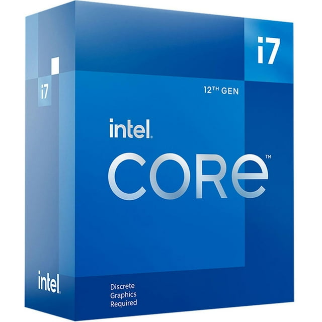 Procesador INTEL Core I7 12700F 2.1 GHz 12 Core LGA 1700 BX8071512700F azul