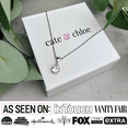 thumbnail image 3 of Cate & Chloe Maggie 18k White Gold Plated Pendant Necklace with Swarovski Crystal Gift for Women, 3 of 6