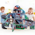 thumbnail image 4 of Hape Railway Mighty Mountain Train Multi-Level Wood Set, Crane, Conveyor Belt, and Bridge, Gift Idea for Toddlers & Kids Ages 3 to 10 Years Old, 4 of 8