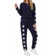 thumbnail image 7 of oyyn Fashion Women 2 Piece Set Outfits Casual Pullover and Pants Jogger Tracksuit Blue Female Long Sleeve Activewear Set L, 7 of 7