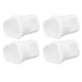 thumbnail image 4 of Chicken Feeder Less Waste Rain Proof Poultry Feeder Port Gravity Automatic Feed Kit For Buckets Barrels Bins Troughs White, 4 of 5